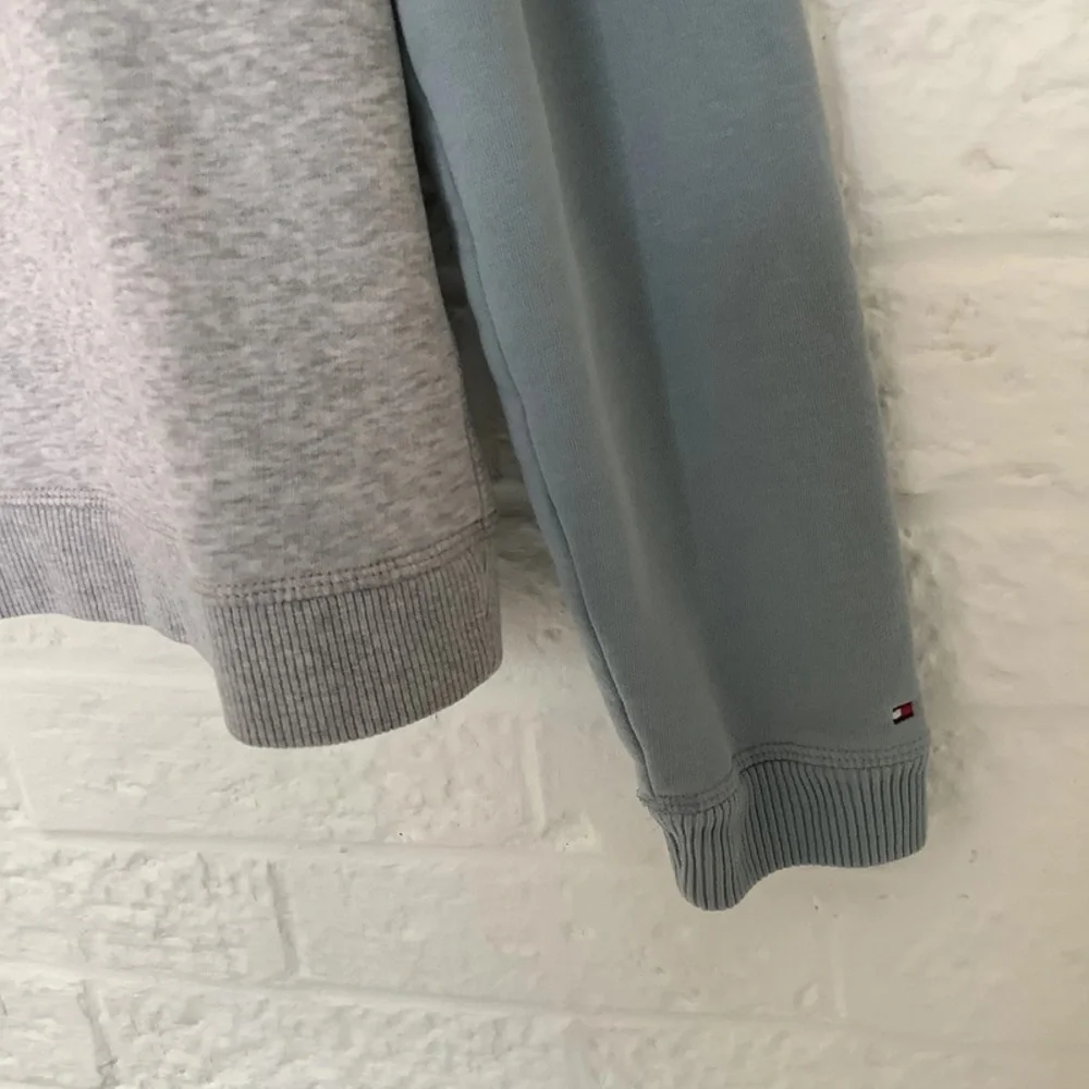 Tommy Hilfiger Spellout Sweatshirt - Size XS - Grey - Cotton - P2P 20 - Picture 5 of 8